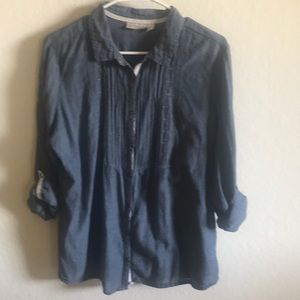 Lightweight Denim Top - 1X
